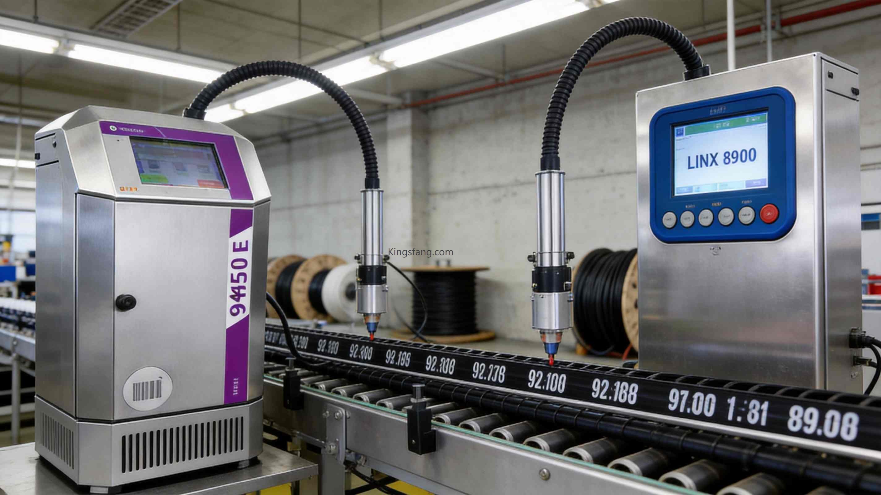 Cómo elegir la mejor tinta CIJ para la extrusión de alambres, cables y tuberías